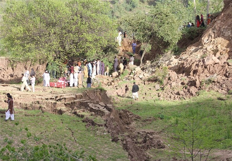 رانش زمین در «کشمیر آزاد» پاکستان به روایت تصویر