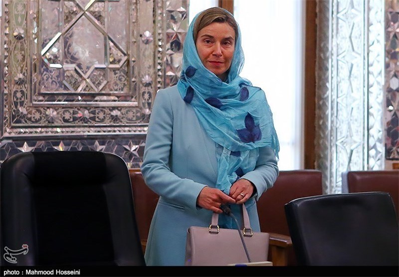 EU&apos;s Mogherini in Tehran for Talks on Syria