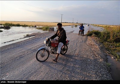People in Flood-Hit Khuzestan Province in Southwestern Iran 