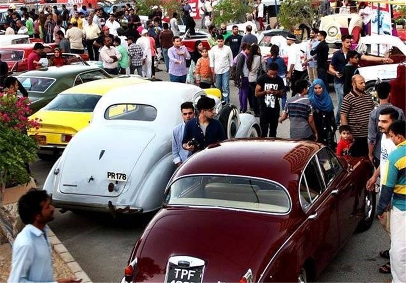 نمایشگاه خودروهای کلاسیک در بزرگترین شهر پاکستان از دریچه دوربین