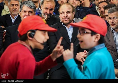 محمدباقر قالیباف شهردار تهران در مراسم افتتاح ایستگاه مترو شهر آفتاب