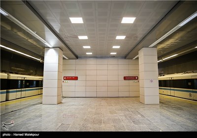 افتتاح ایستگاه مترو شهر آفتاب
