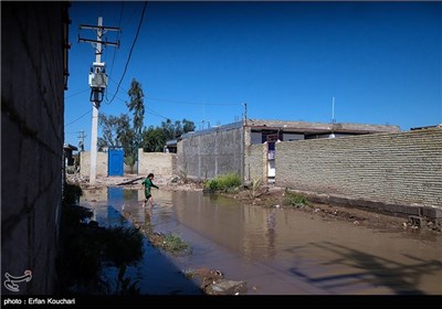 مناطق سیل زده شعبیه خوزستان