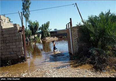 مناطق سیل زده شعبیه خوزستان