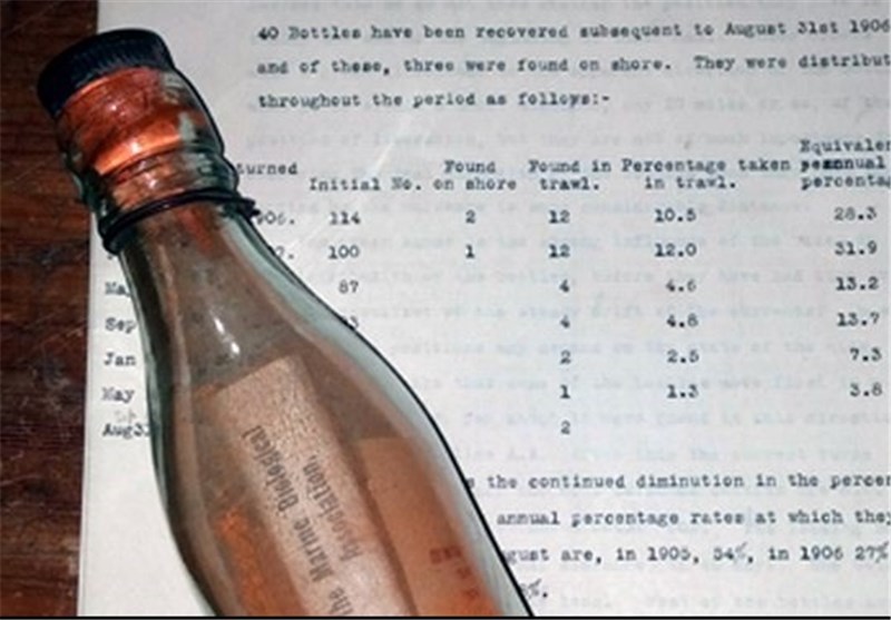 قدیمی‌ترین پیام درون بطری جهان پیدا شد+عکس