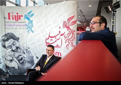 حجت‌الله ایوبی رئیس سازمان سینمایی در اولین روز سی و چهارمین جشنواره جهانی فیلم فجر
