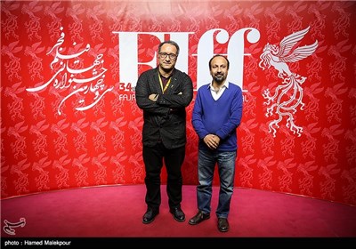 اصغر فرهادی و سیدرضا میرکریمی دبیر سی و چهارمین جشنواره جهانی فیلم فجر