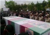 مراسم استقبال از پیکر مطهر شهید مدافع حرم در گرگان برگزار شد