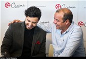 سعید آقاخانی و مهرداد صدیقیان بازیگران فیلم اروند در سومین روز سی و چهارمین جشنواره جهانی فیلم فجر
