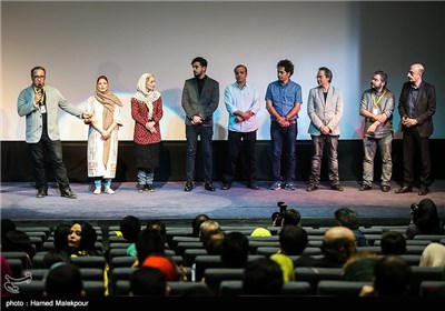 عوامل فیلم اروند در سومین روز سی و چهارمین جشنواره جهانی فیلم فجر