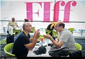 حمید خضوعی ابیانه و ساعد نیکزاد فیلمبرداران سینما در پنجمین روز سی و چهارمین جشنواره جهانی فیلم فجر