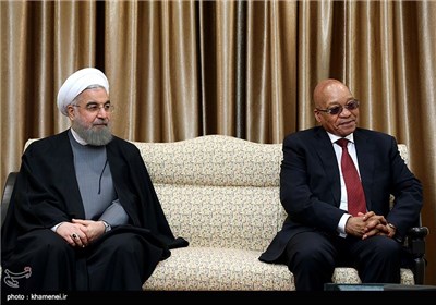 Ayatollah Khamenei Receives South African President Zuma