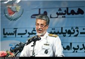 سخنرانی امیر دریادار حبیب الله سیاری فرمانده نیروی دریایی ارتش در همایش ملی تحولات ژئوپولیتیکی غرب آسیا 