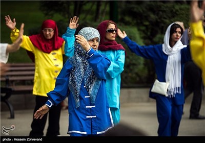 People in Tehran Observe World Tai Chi, Qigong Day