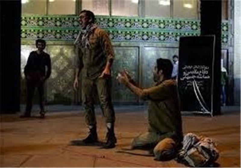 اجرای 2 نمایش خیابانی دفاع مقدس همزمان با کنگره ملی شهدای گیلان‌