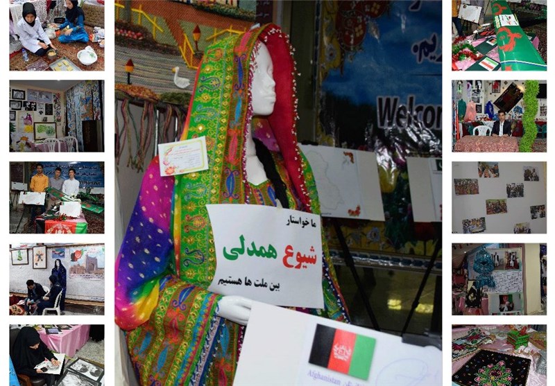 «شیوع همدلی در میان ملتها»؛ شعار آینده‌سازان مهاجر افغانستانی در نمایشگاه مشهد + عکس
