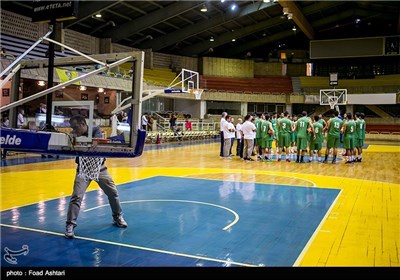 Iran Basketball Team Preparing for Olympic Qualifying Tournament