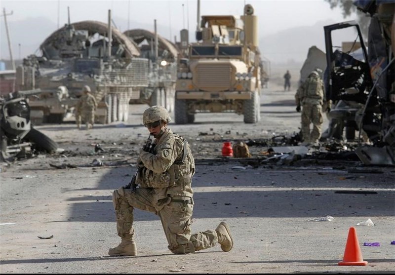 کاروان نظامیان خارجی در کابل هدف حمله انتحاری قرار گرفت