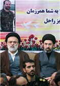مراسم ترحیم شهید حاج حسن اکبری محافظ مقام معظم رهبری