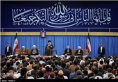 صوت/ مشروح سخنان امام خامنه‌ای در دیدار مسئولان نظام + متن مکتوب