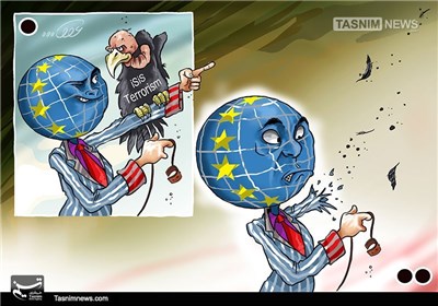 کاریکاتور/ ناقوس خطر داعش برای اروپا