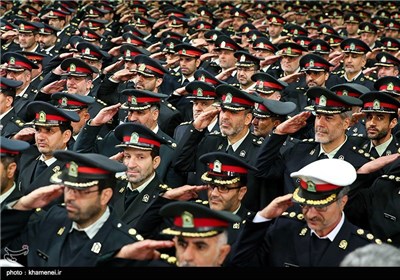 Iranian Police Commanders Meet Imam Khamenei
