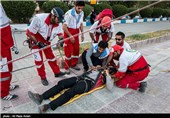 نجات یافتگان سوانح و حوادث در مازندران عضو جمعیت هلال احمر می‌شوند