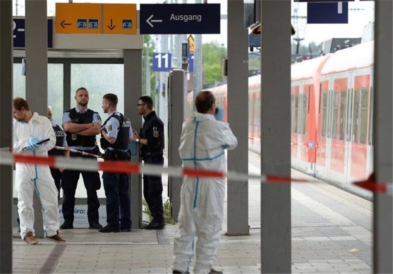 حمله با چاقو به مسافران ایستگاه قطار مونیخ+ عکس و فیلم