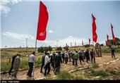 بازدید کاروان راهیان نور سازمان بسیج ورزشکاران از مناطق عملیاتی غرب کشور