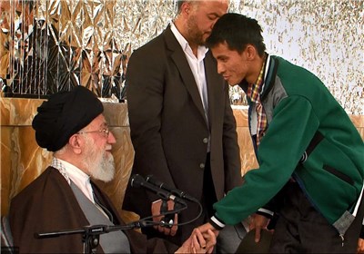 دیدار خانواده شهدای مدافع حرم افغانستانی لشکر فاطمیون