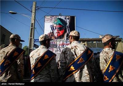 مراسم ختم سردار شهید محمد ناظری فرمانده یگان ویژه نیروی دریایی سپاه