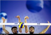 دیدار تیمهای ملی والیبال ایران و فرانسه