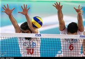دیدار تیمهای ملی والیبال ایران و فرانسه
