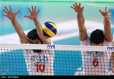 Iran Volleyball Team Loses to France in Friendly Match