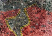 شهرک «حوش نصری» در عمق غوطه شرقی دمشق آزاد شد+ نقشه