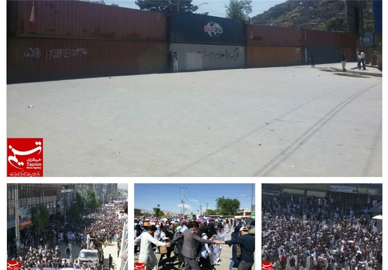 مسیرهای منتهی به ریاست جمهوری افغانستان مسدود شد + عکس