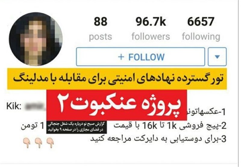 تور گسترده نهادهای امنیتی برای مقابله با مدلینگ/ صفحه‌های غیراخلاقی اینستاگرام در دام افتادند +تصاویر