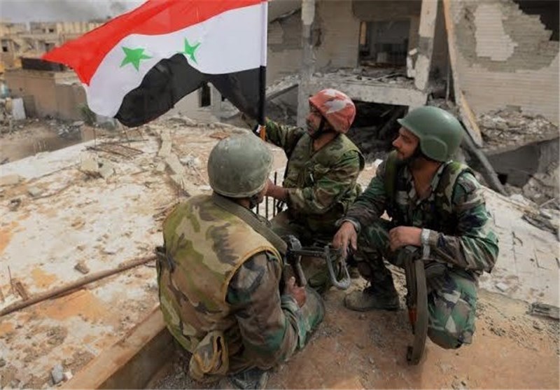 پیشروی استراتژیک ارتش سوریه در حومه دمشق/ ادامه درگیری بین تروریست‌ها