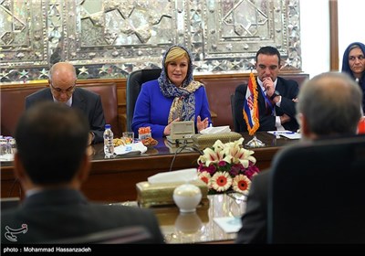 دیدار رئیس جمهور کرواسی با رئیس مجلس شورای اسلامی