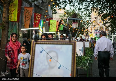 آذین بندی خیابان های تهران به مناسبت نیمه شعبان