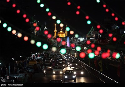 جشن نیمه شعبان در مشهد مقدس