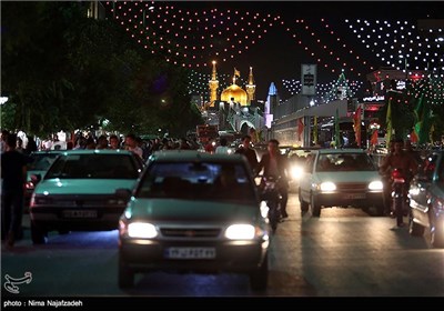 جشن نیمه شعبان در مشهد مقدس