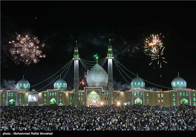 جشن میلاد امام زمان (عج) در مسجد جمکران