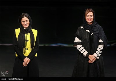 پریناز ایزدیار و غزل شاکری در جشن پایان سریال شهرزاد