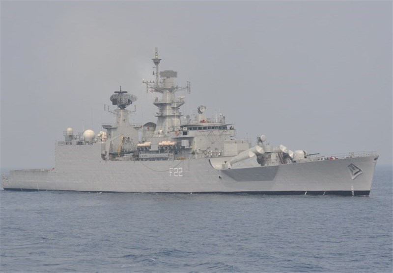 Indian Naval Fleet Docks at Southern Iranian Port