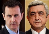 رئیس جمهور ارمنستان انفجارهای خونین سوریه را به اسد تسلیت گفت