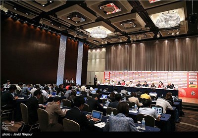 کنفرانس مطبوعاتی مربیان حاضر در مسابقات انتخابی المپیک ریو
