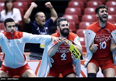 Iran Volleyball Team Wins Second Match at Olympic Qualification Tournament