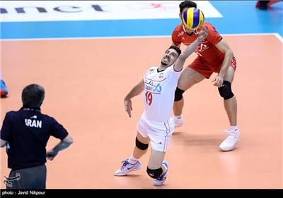 Iran Volleyball Team Wins Second Match at Olympic Qualification Tournament