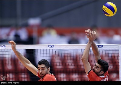 Iran Volleyball Team Wins Second Match at Olympic Qualification Tournament